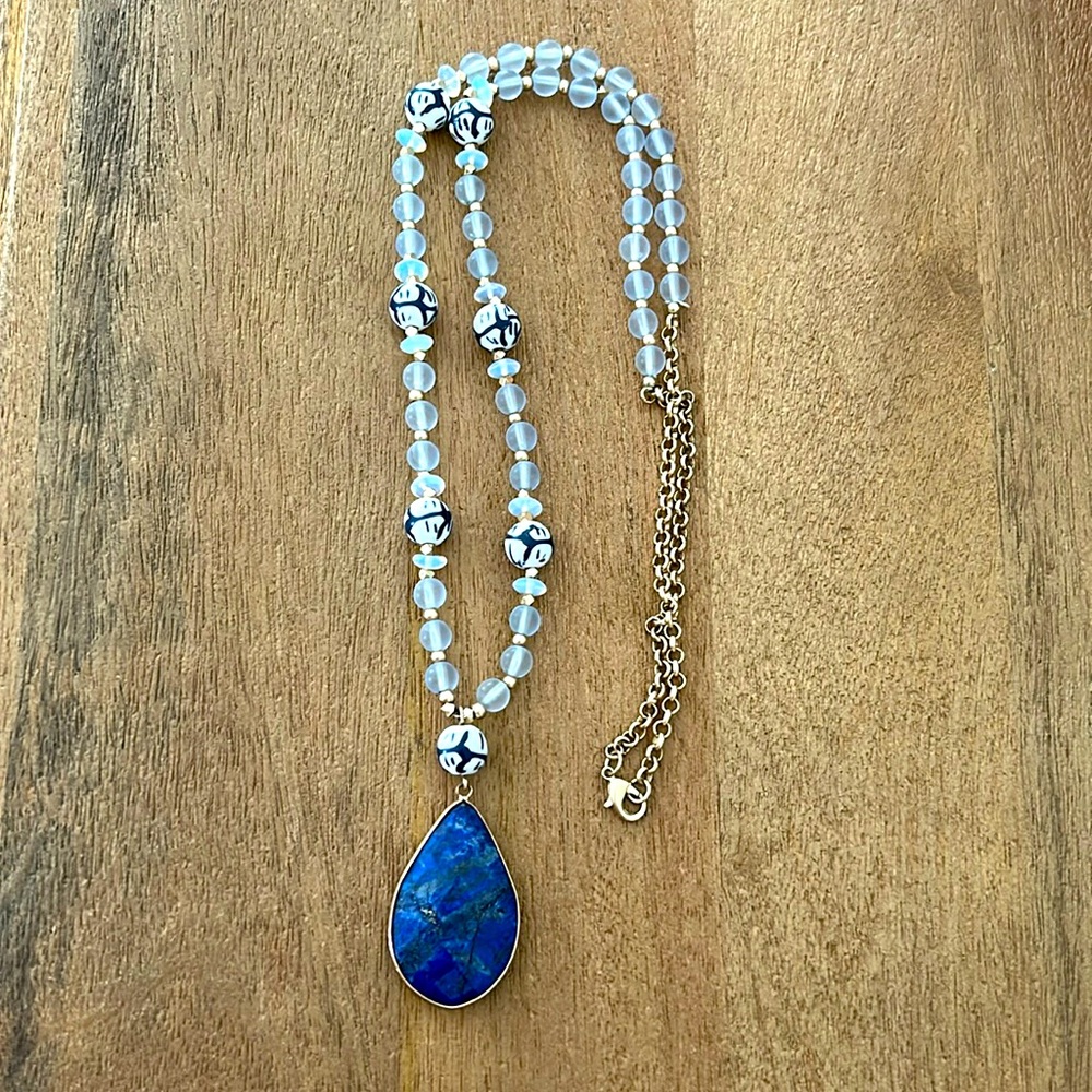 Anthropologie Blue Necklace